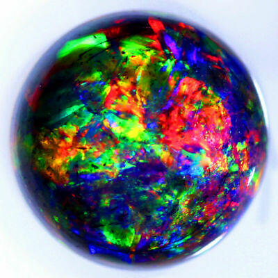 8 Mm Round Natural Extreme Dizzler Tsehay Honey Welo Black Opal Wholesale Price