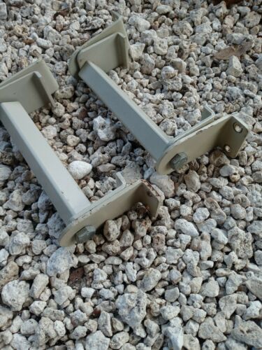 2 Complete Pair Bruno Cre Stair Chair Mounting Bracket Curved Straight Stairlift