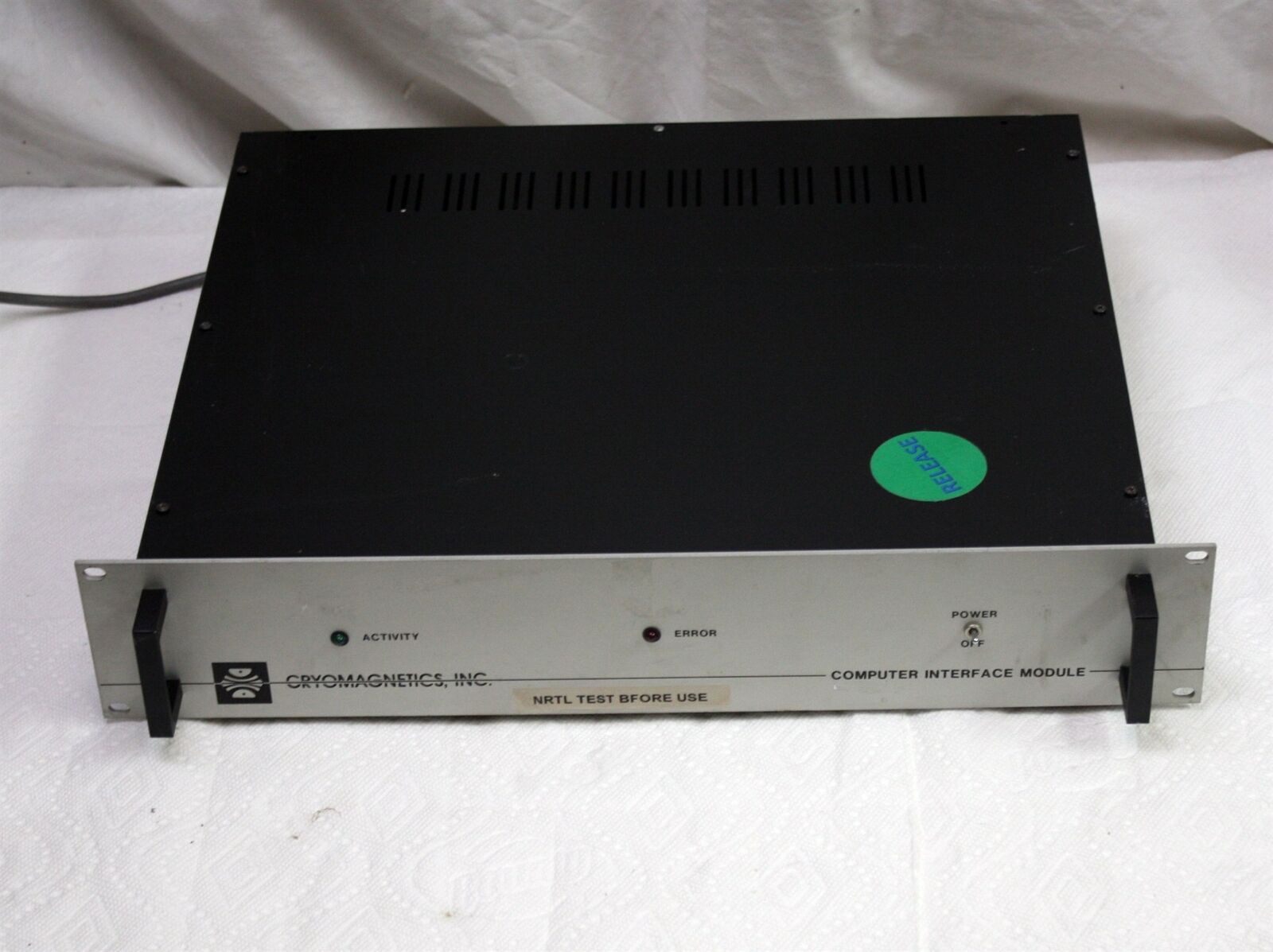 Cryomagnetics 8 Channel A/d Rs-232 & Ieee488 Interface W Stanford Research Sr245