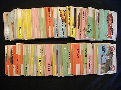 1954 Topps World On Wheels Card Choice/quantity Pick As Many As You Need