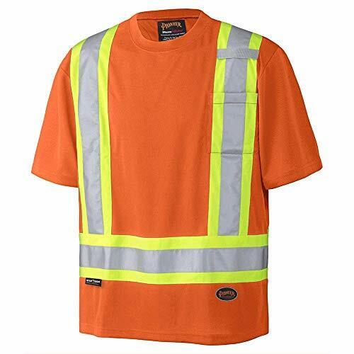 Pioneer V1051150-2xl Soft Moisture-wicking T Shirt, Orange, Size 2xl. Each