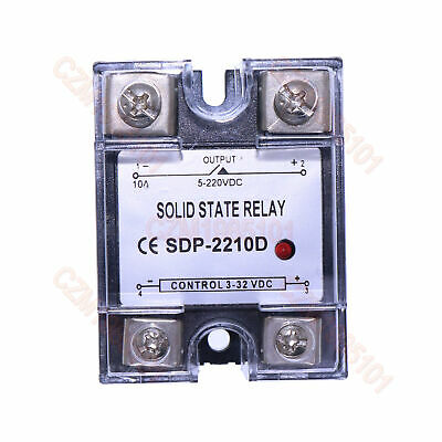 Solid State Relay Ssr Dc-dc 10a 3-32vdc/5-220vdc 10a Replace Crydom D1d12/d2d12