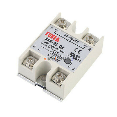Output 24v-380v 25a Ssr-25 Da Solid State Relay For Pid Temperature Controller