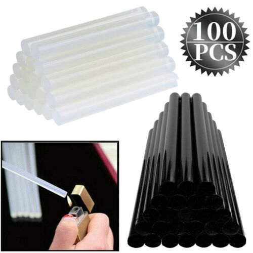 100pcs Hot Melt Glue Sticks For Electric Glue Gun Art Craft Diy Tool Mini 7mm Us