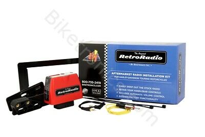 Biketronics Retro Radio Cd Radio Adapter Kit For Harley 98-13 Flh Flt