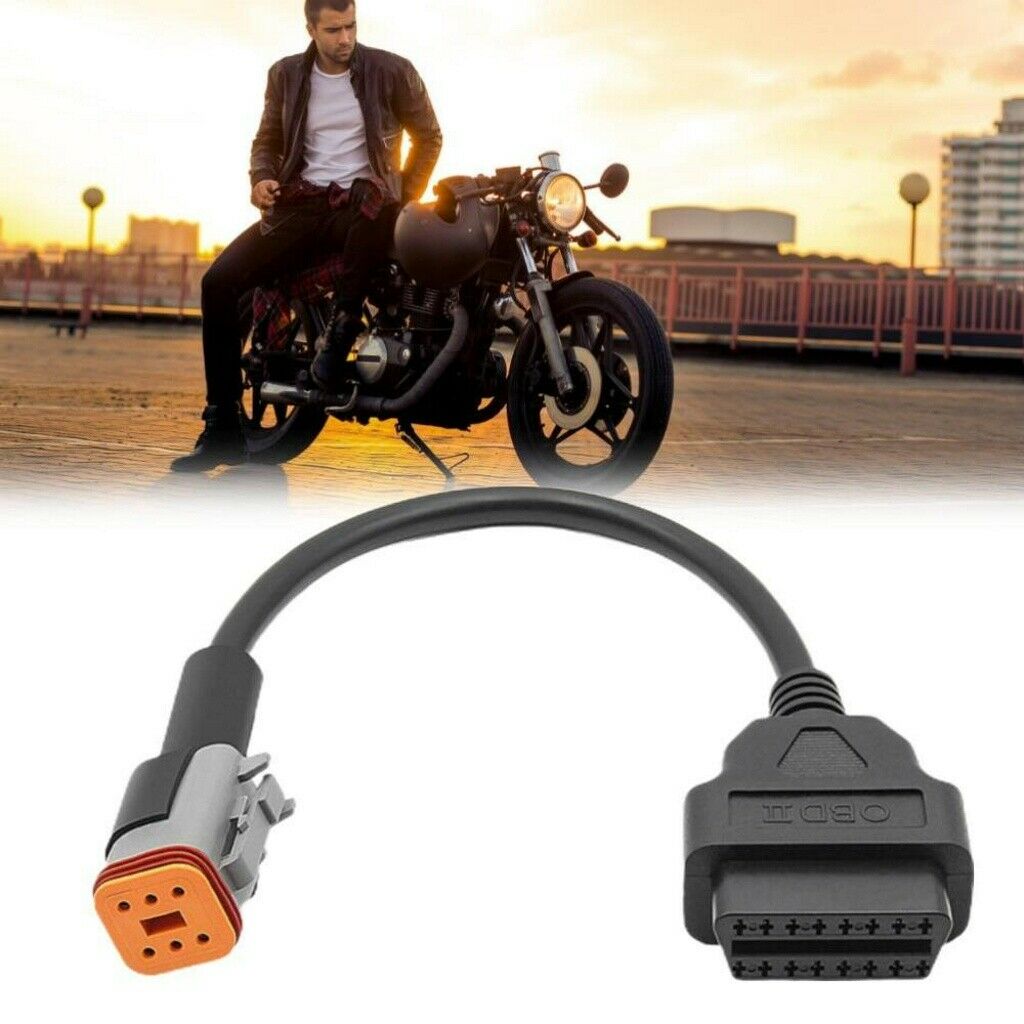 6 Pin To 16pin Obd2 Conversion Line For Davidson Motorcycle Accessories Cable