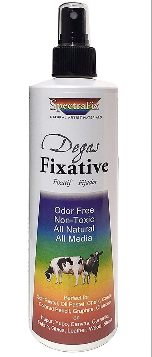 Spectrafix Degas Spray Non Toxic Natural Fixative 12 Oz. Finger Pump Bottle. New