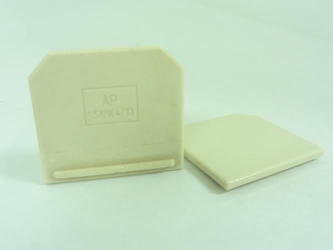190100 New-no Box; Weidmuller Ap Sakk4/10 Lot-2 Ceramic Terminal Block End Plate