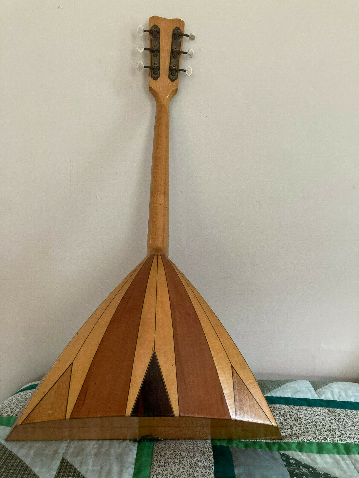 Russian Vintage Balalaika 6 String Wooden Guitar Vintage Musical Instrument