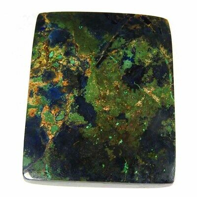98.25cts100%natural Amazing Azurite Malachite Cushion Cabochon Gemstone