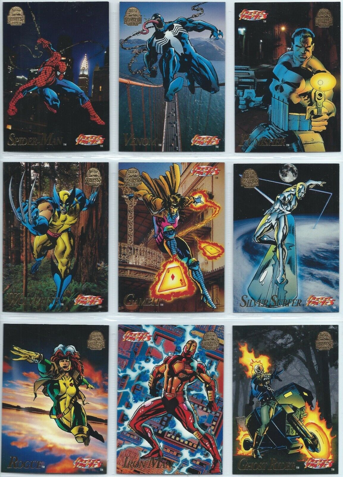 1994 Marvel Universe V X-men 5 Base 1-100 You Pick The Card, Finish Your Set